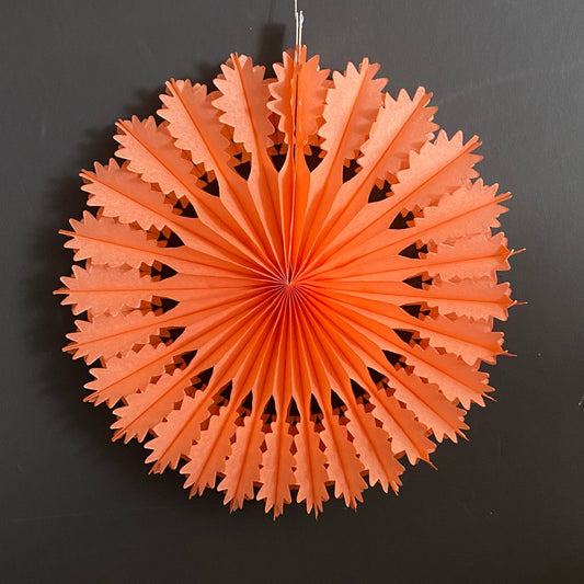 Peach Paper Fan - 30cm