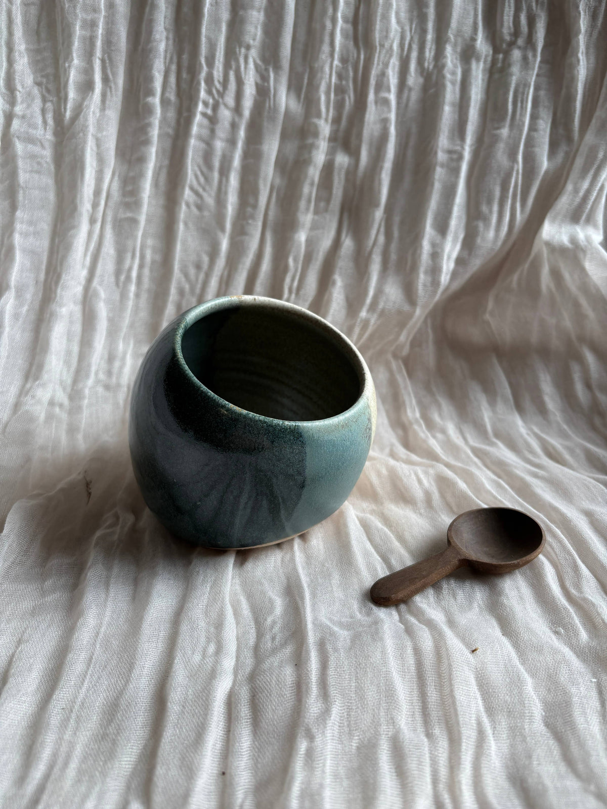 Mountains Ceramic Salt Pig