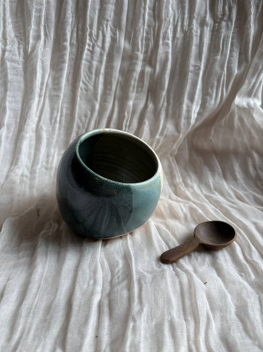 Mountains Ceramic Salt Pig