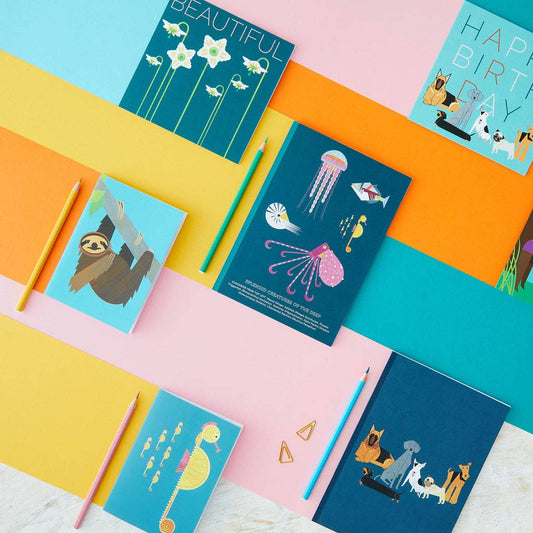 Sea Creatures A5 Eco Friendly Notebook