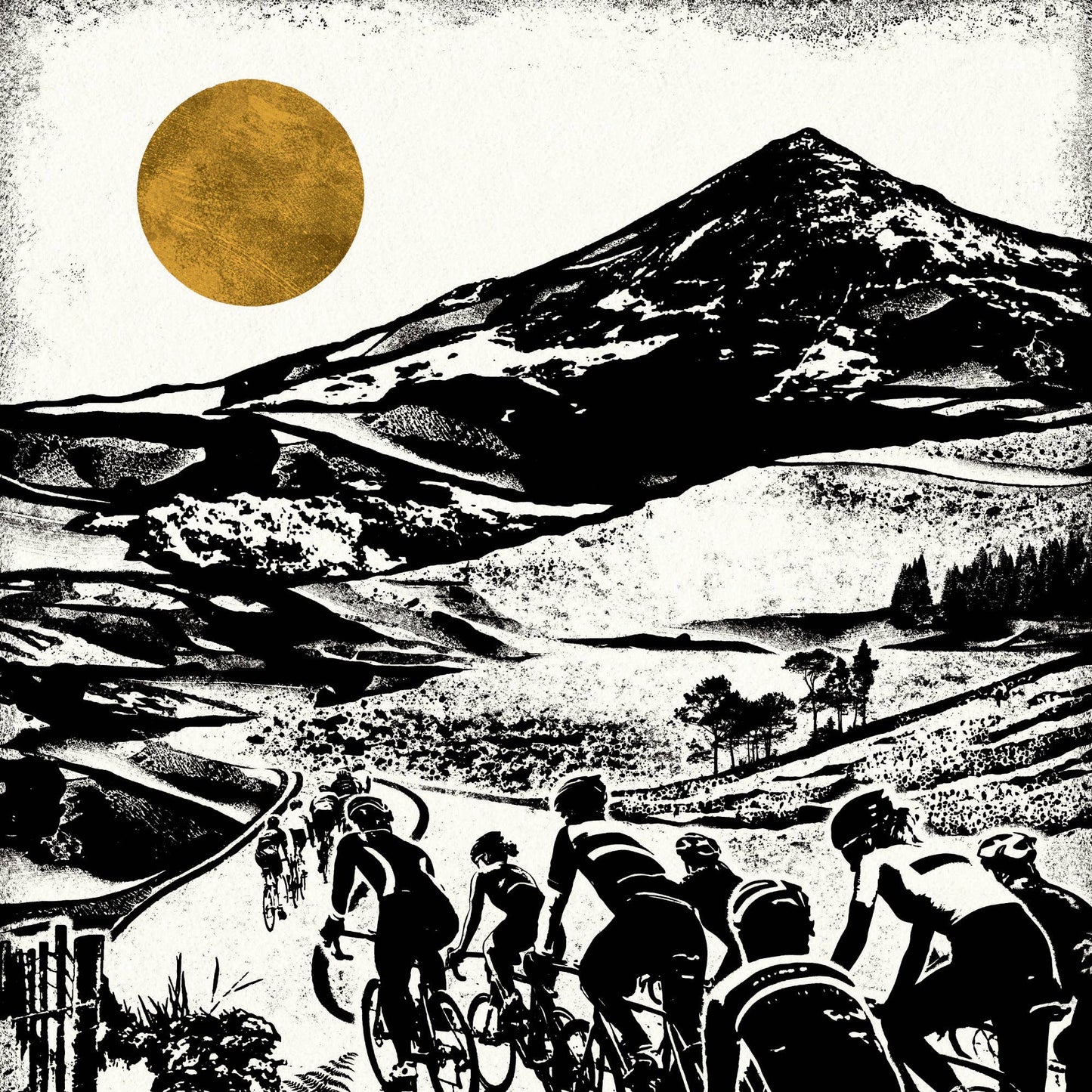 The Chase, A4 Digital Print