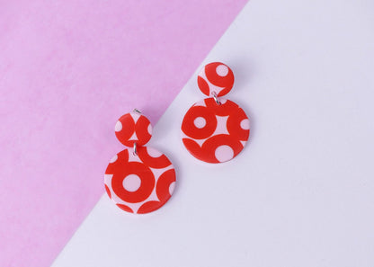 Bubblegum Earrings - Round