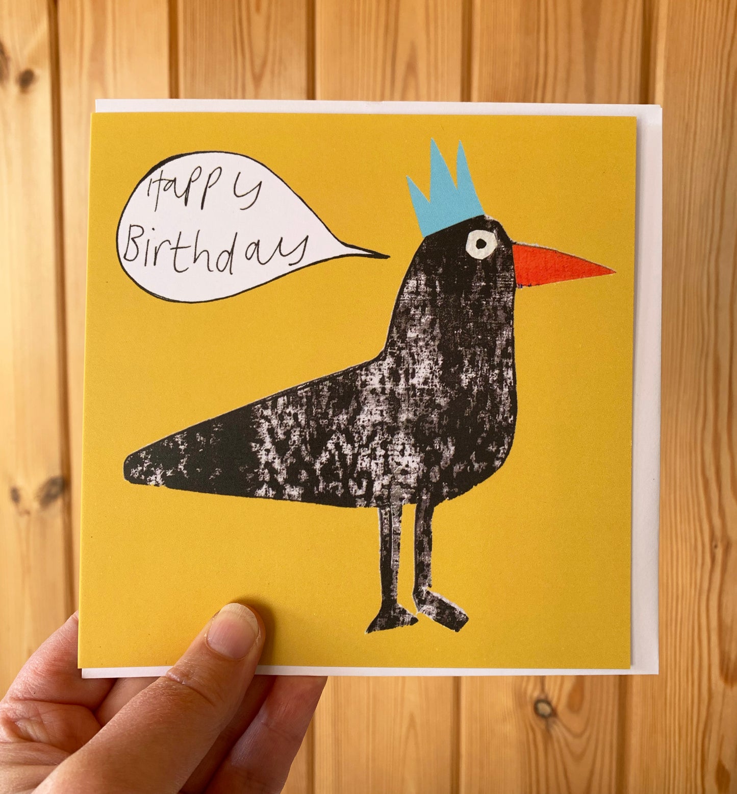 Happy Birthday Blackbird Card