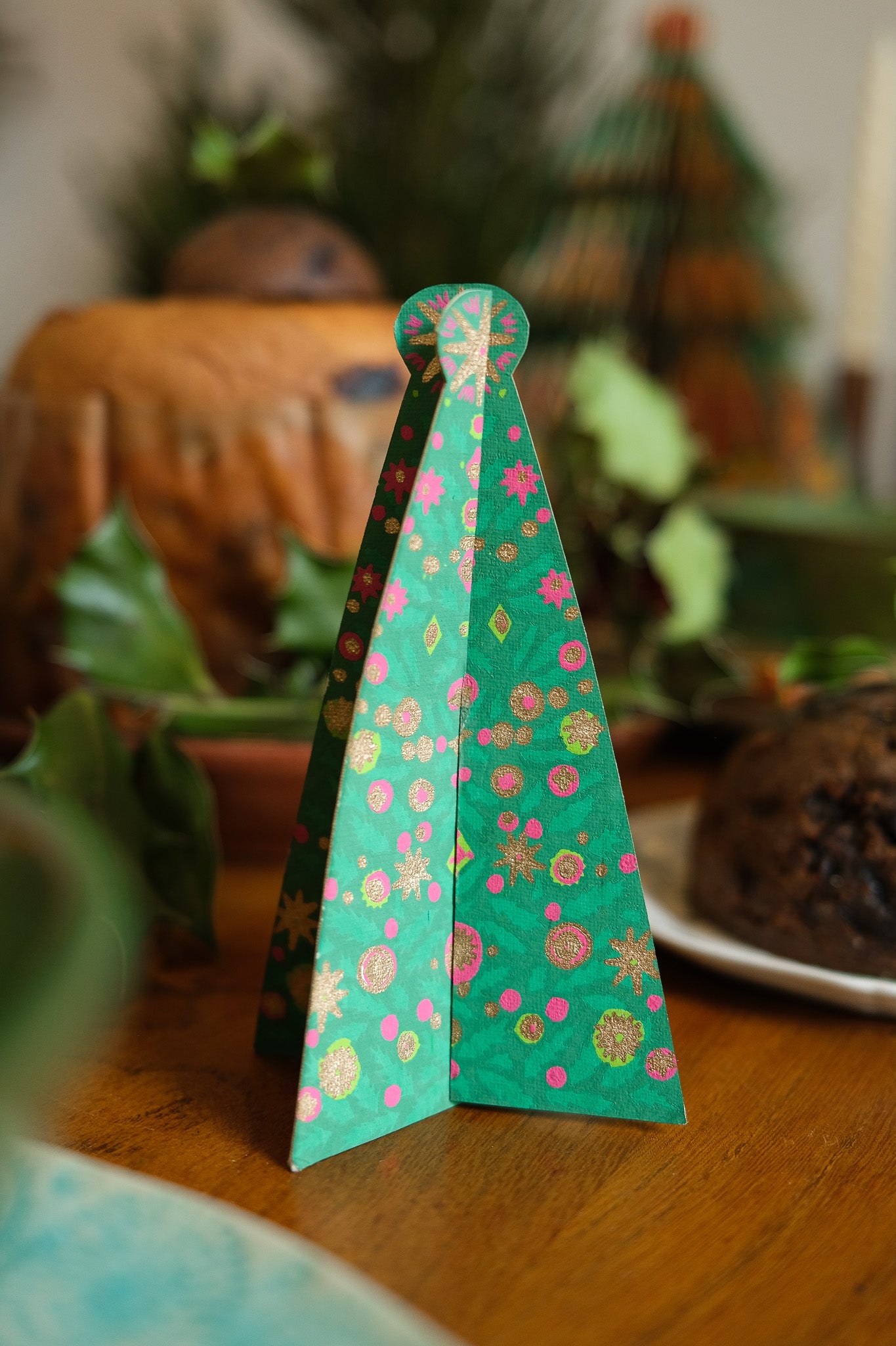 Bauble Tree Christmas Card