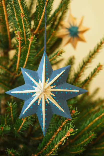 Twinkling Blue Star Decoration