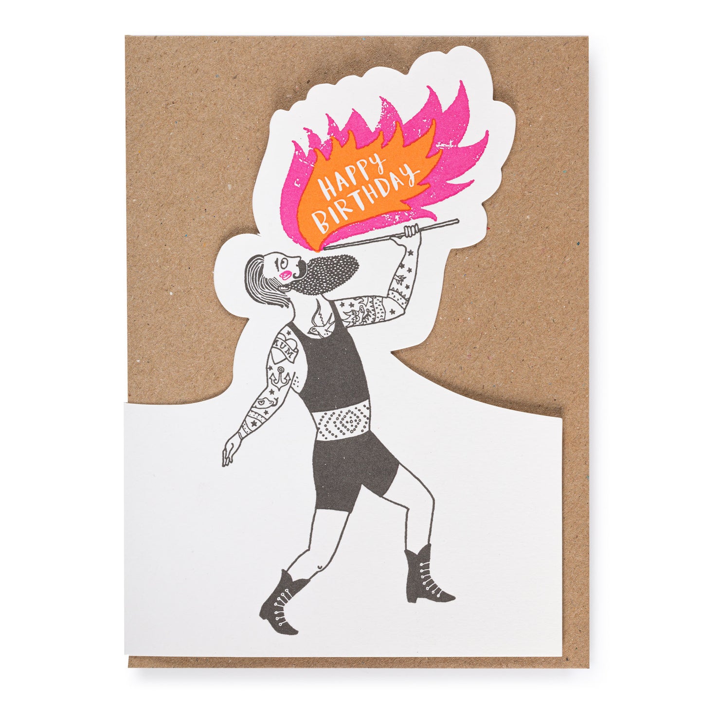 Happy Birthday Fire Breather Card