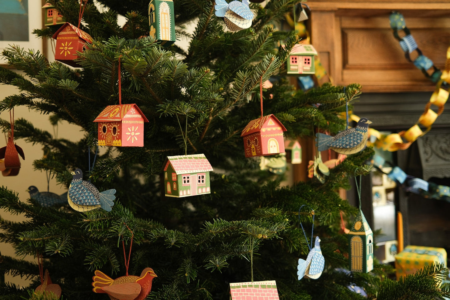 Gingerbread House Screen Printed Decoration