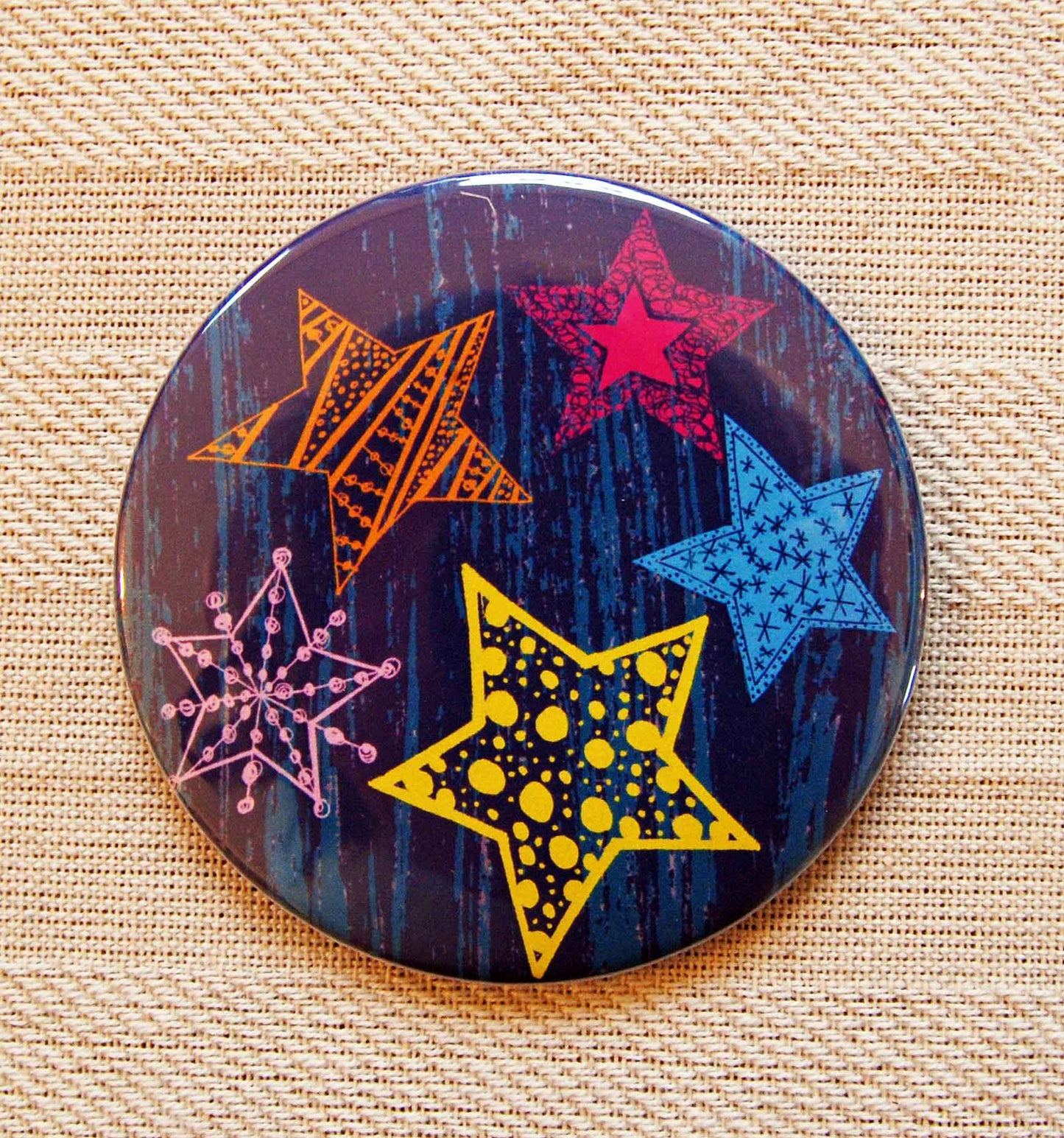 Starry Night Pocket Mirror.