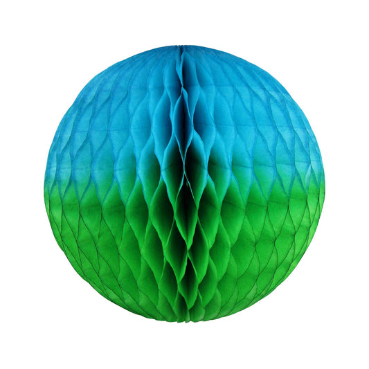 Green and Blue Honeycomb Ball