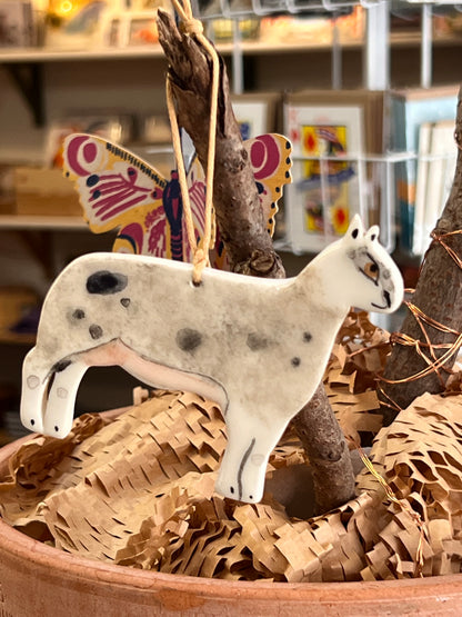 Ceramic Sheep Hanging Decoration