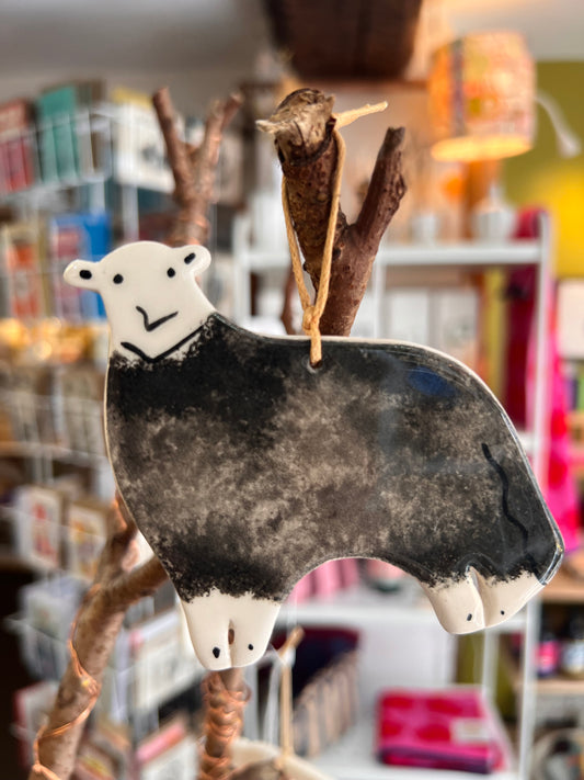 Ceramic Sheep Hanging Decoration