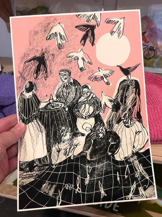 The Crofters, The Dawn. A4 Print