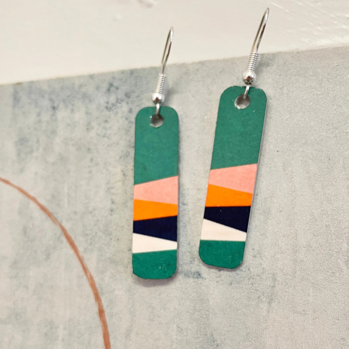 Long Strata Earrings - Multi