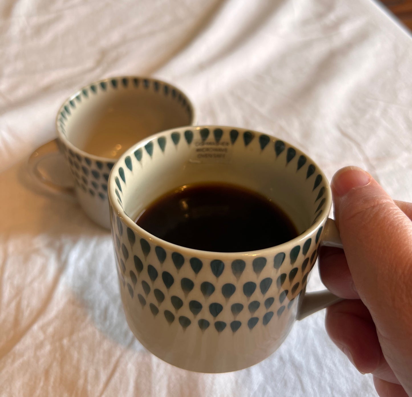 Juniper Drop Mug - Cream & Juniper - Small