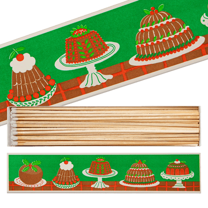 Christmas Pudding Long Matches