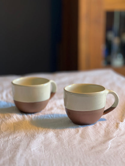 Mali White and Terracotta Mug