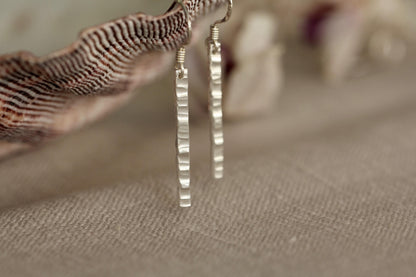 Mia Hammered Drop Earrings