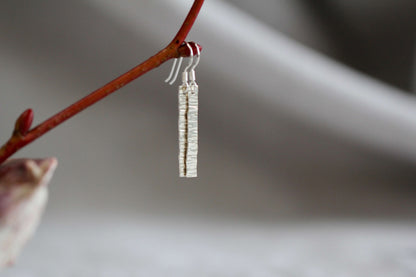 Mia Hammered Drop Earrings