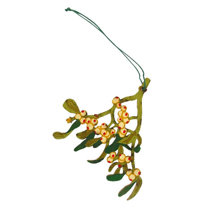 Mistletoe Wooden Decoration