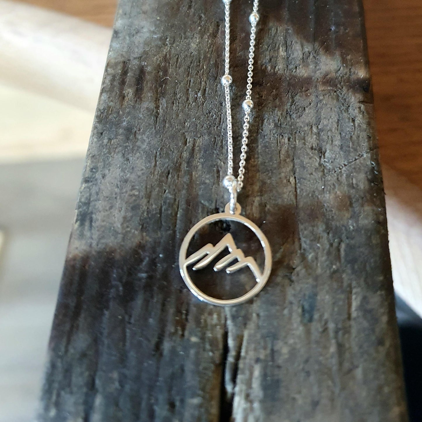 Sterling Silver Mountain Pendant