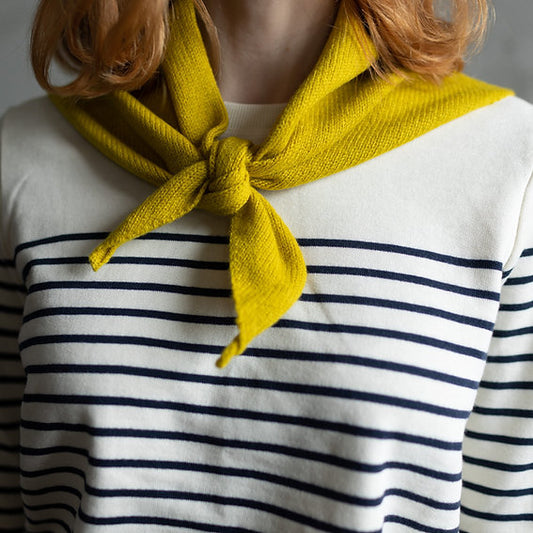 Lambswool Neckerchief in Mustard