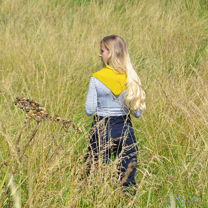 Lambswool Neckerchief in Mustard