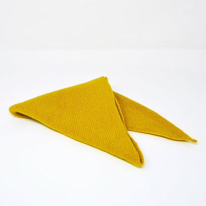 Lambswool Neckerchief in Mustard