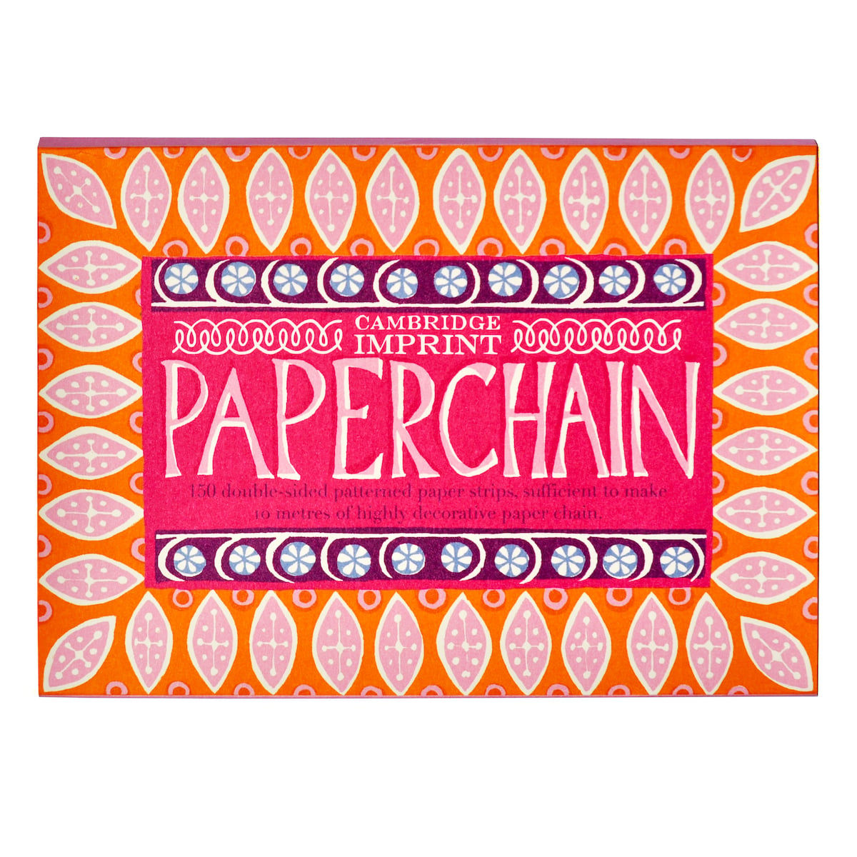 Colourful Paper Chain Kit - Orange and Purple