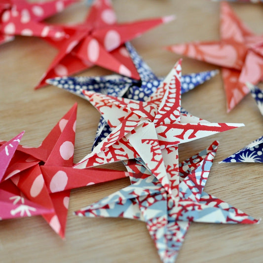 Origami Star Garland - Make Your Own