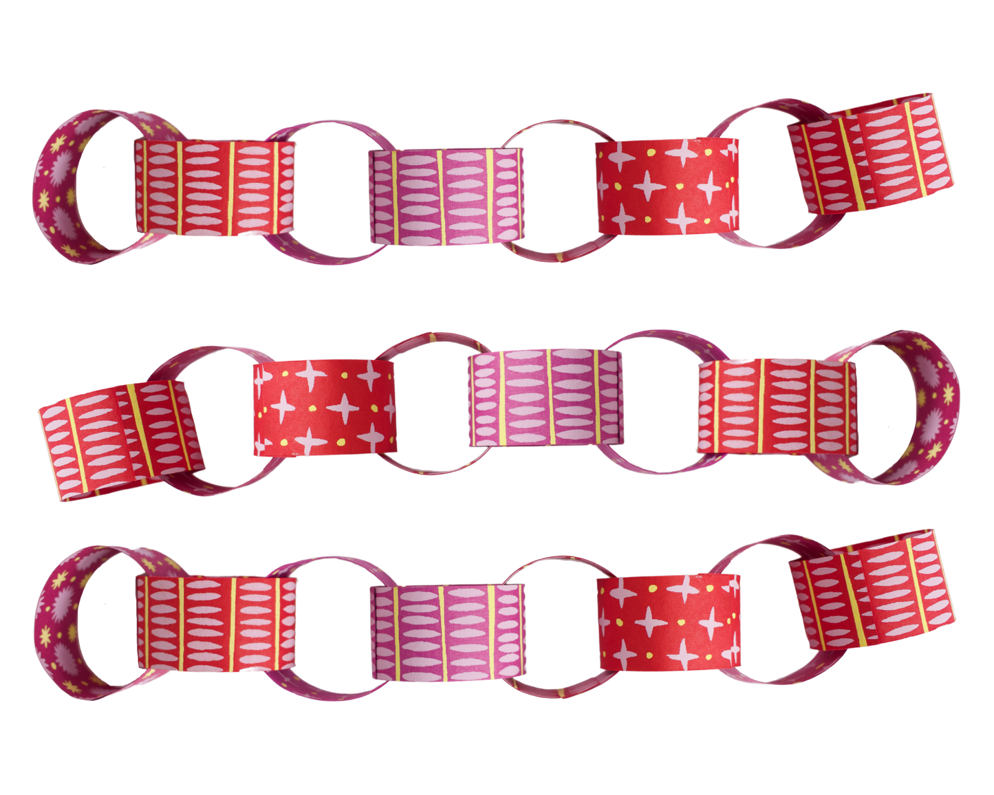 Pink Paper Chain Kit