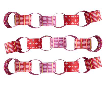 Pink Paper Chain Kit