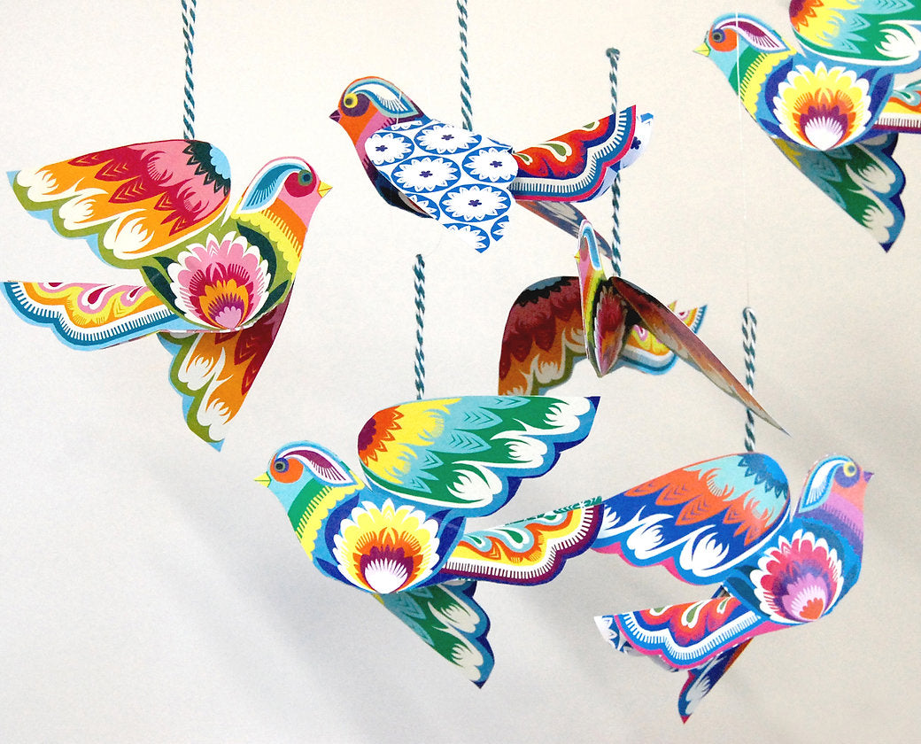 Little Birds DIY Decoration Pack - Brights