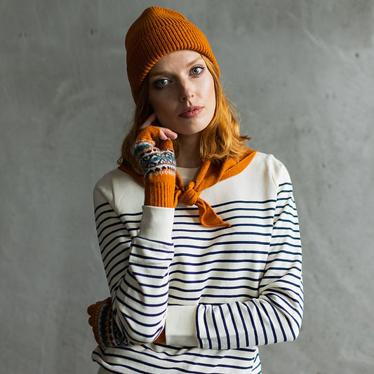 Rust Lambswool Neckerchief