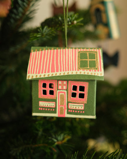 Scottish Bothy Screen Printed Decoration.