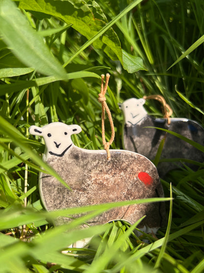 Ceramic Sheep Hanging Decoration
