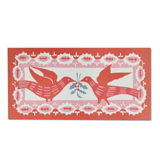 Two Christmas Birds Card