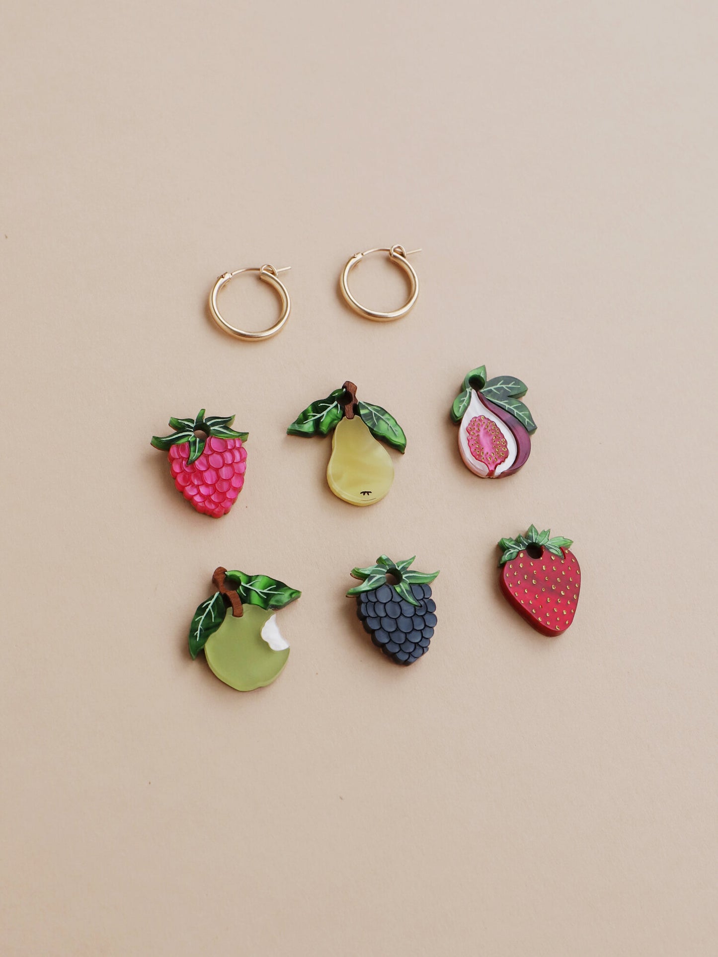Jammy Fruit Charms and Hoops