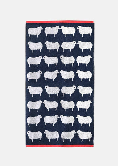 Kissing Sheep Organic Cotton Hand Towel