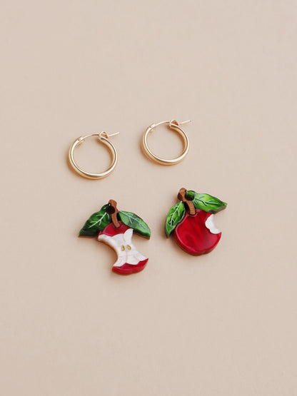 Apple Hoops in Red