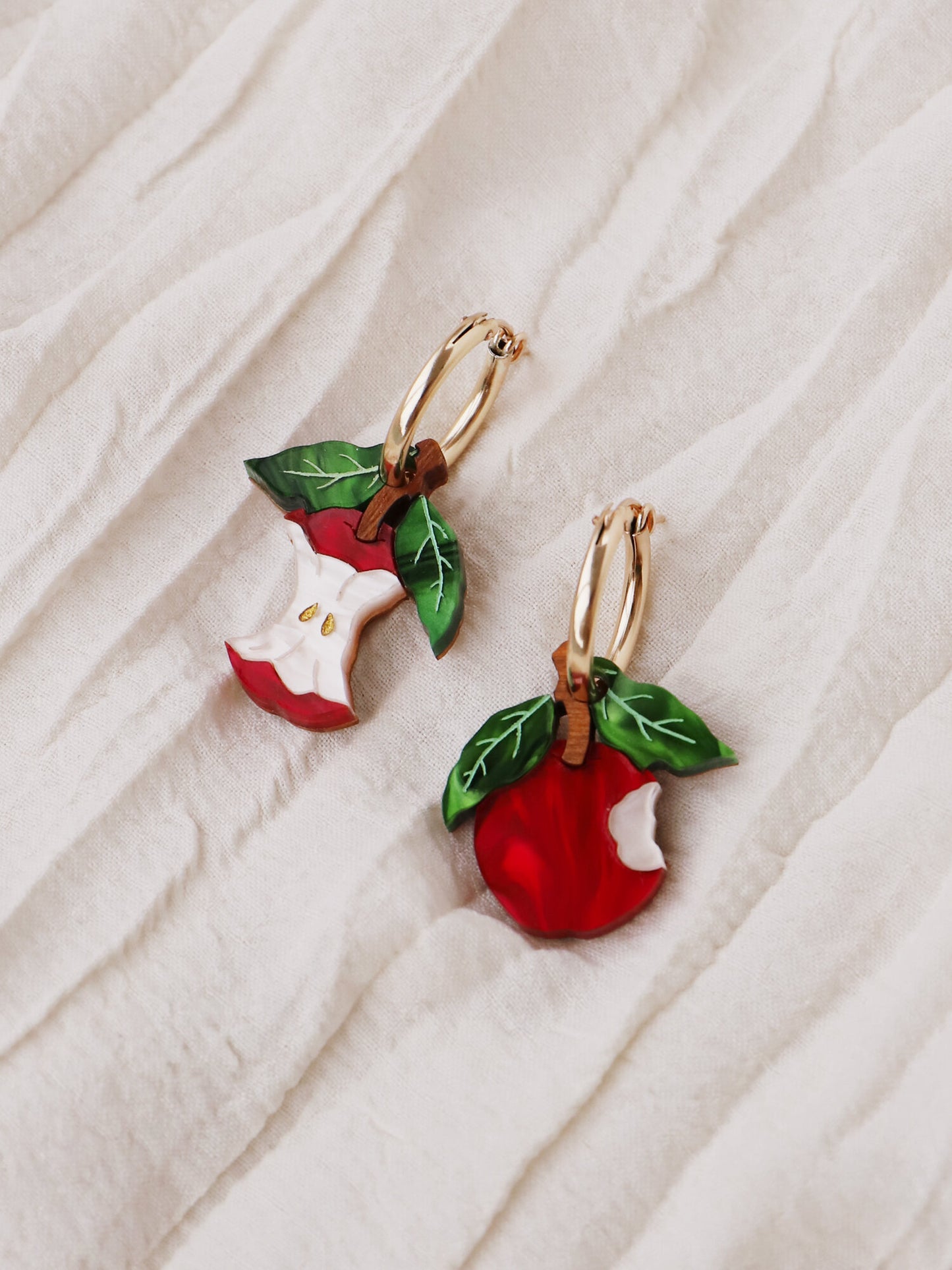 Apple Hoops in Red