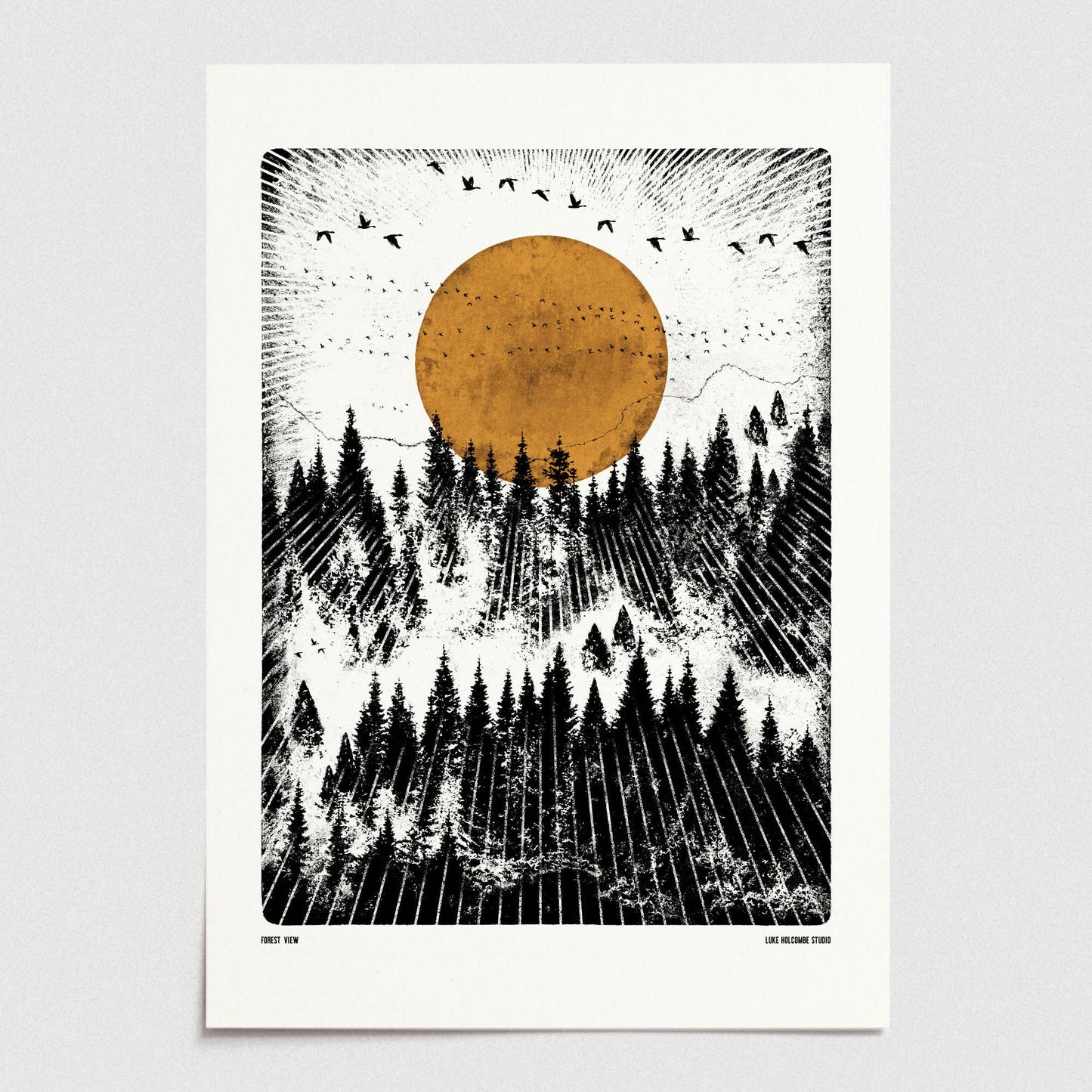 Forest View, A3 Digital Print