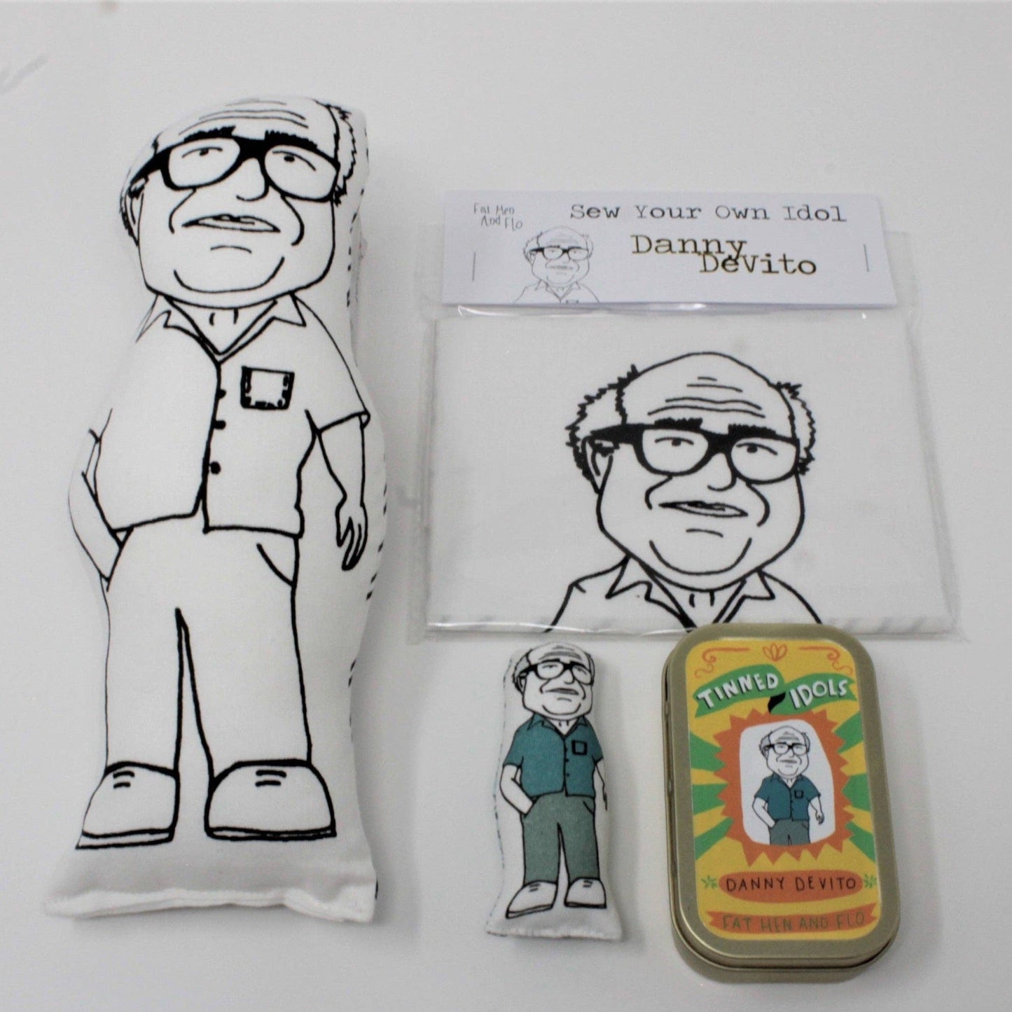 DANNY DEVITO Sew Your Own Doll Kit: Full Kit with stuffing