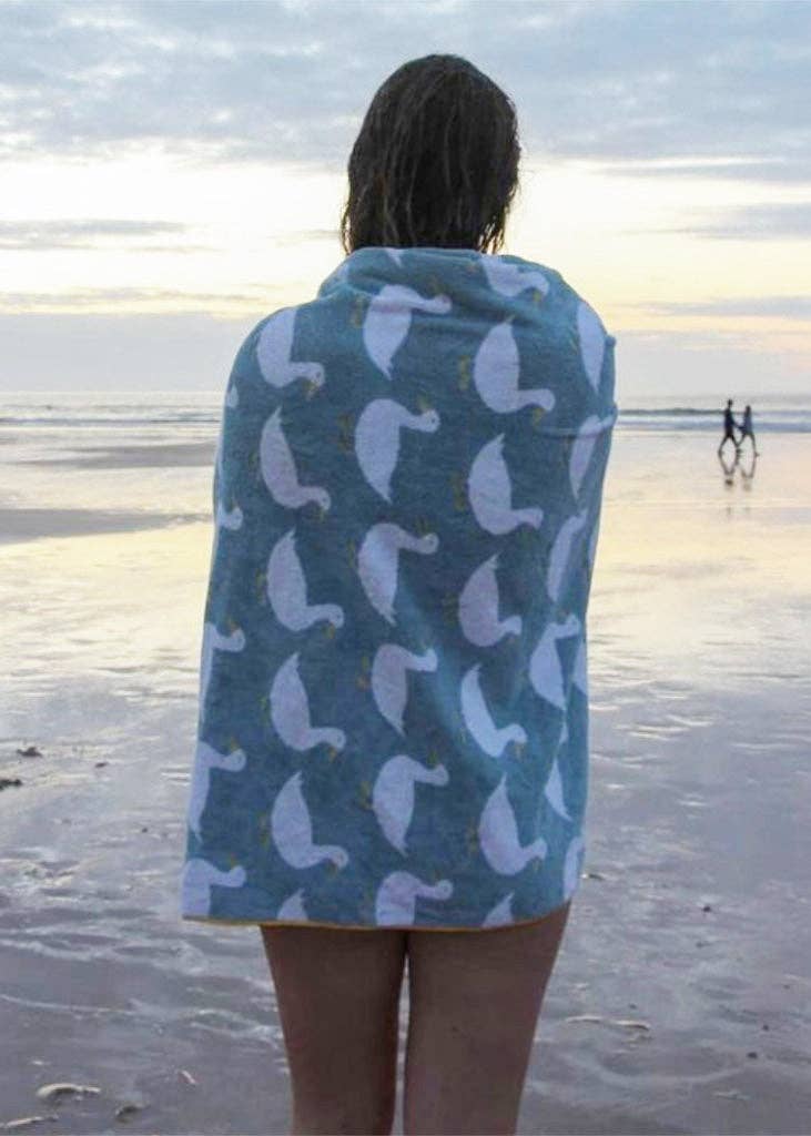 Waddling Ducks Organic Cotton Hand Towel