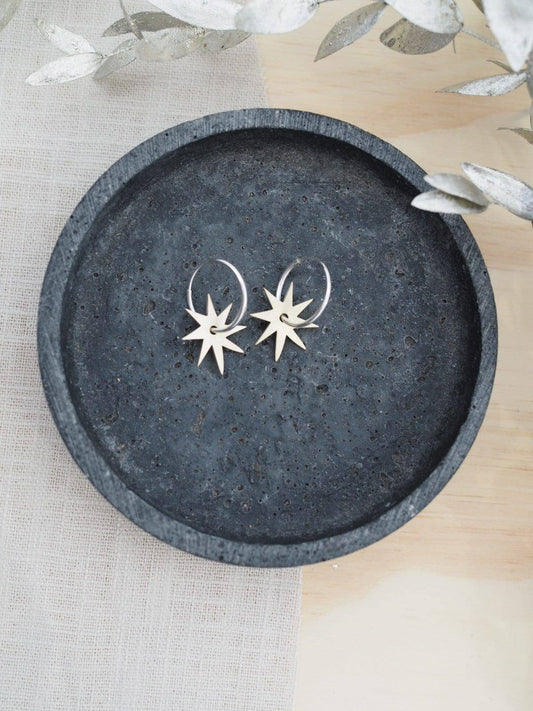 Aurora Brass and Silver Earrings