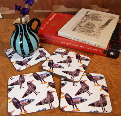 Black Birds Coaster