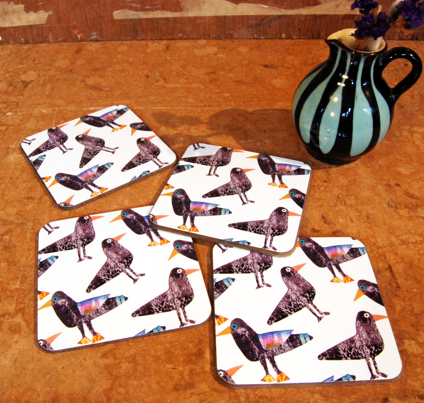 Black Birds Coaster