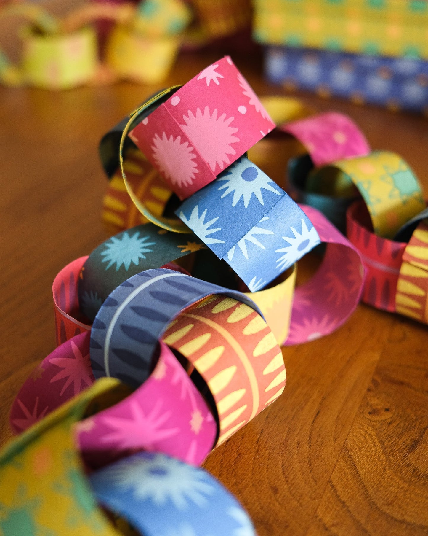 Pink Paper Chain Kit