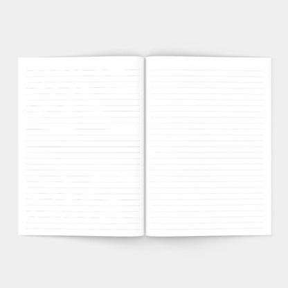Cat Characters A5 Lined Eco Friendly Notebook