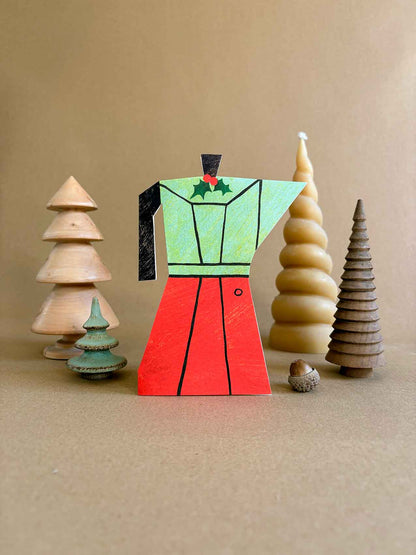 Christmas Coffee Pot Card