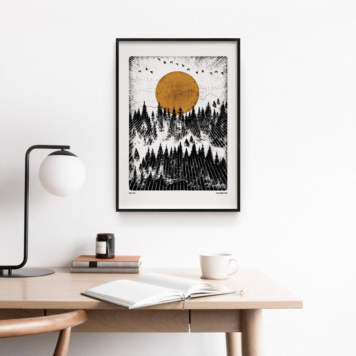 Forest View, A4 Digital Print